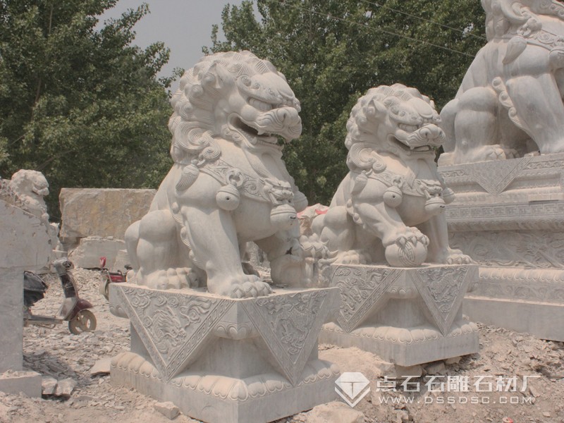 石雕獅子 青石獅子