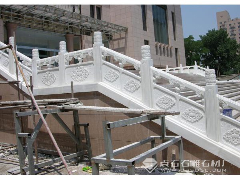 漢白玉欄桿 石質欄板