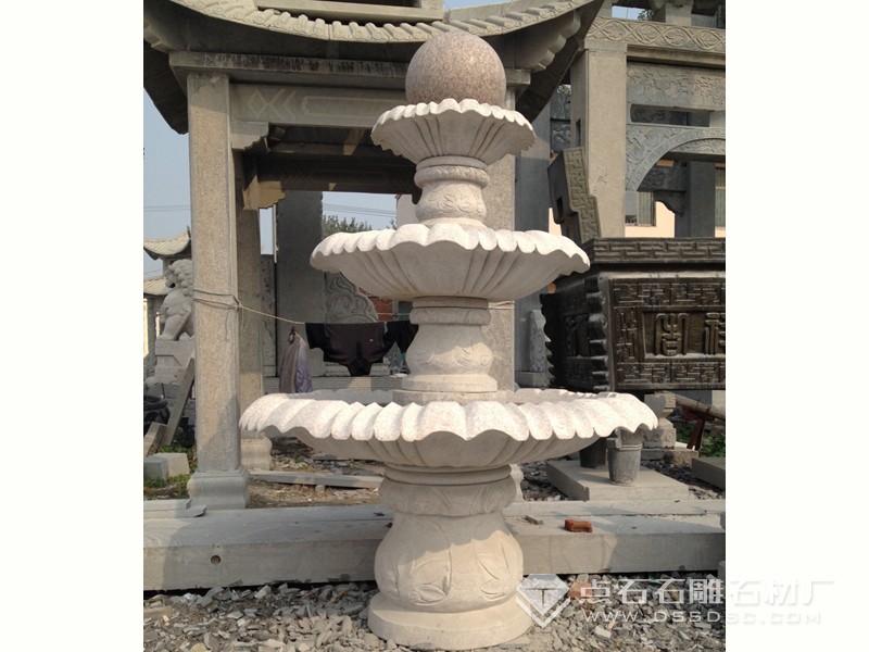 噴泉風(fēng)水球 五蓮紅風(fēng)水球