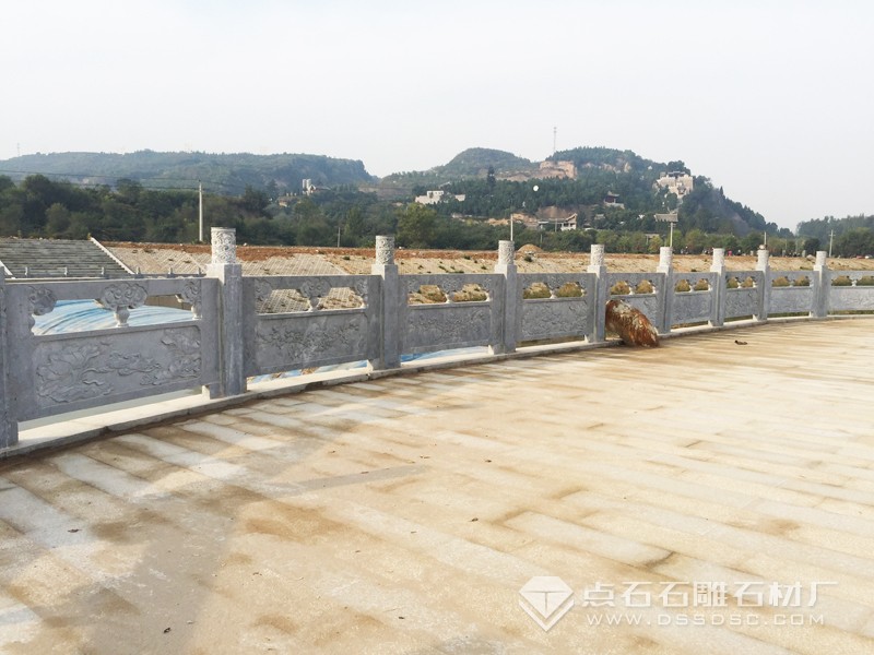 青石欄桿 河道護欄