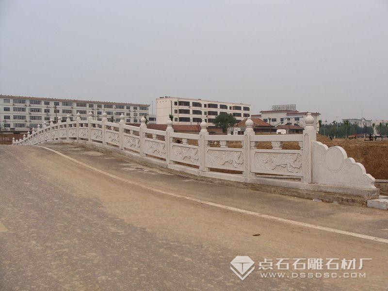 花崗巖欄板 弧形橋欄桿